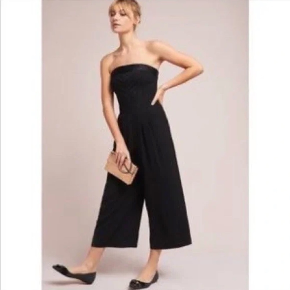 Black Strapless Jumpsuit (size L) - Greylin (Anthropologie)